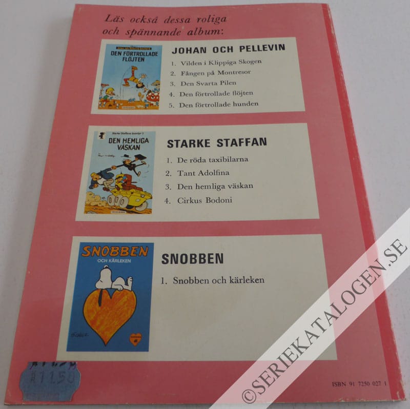 Baksida på Cirkus Bodoni (1975)