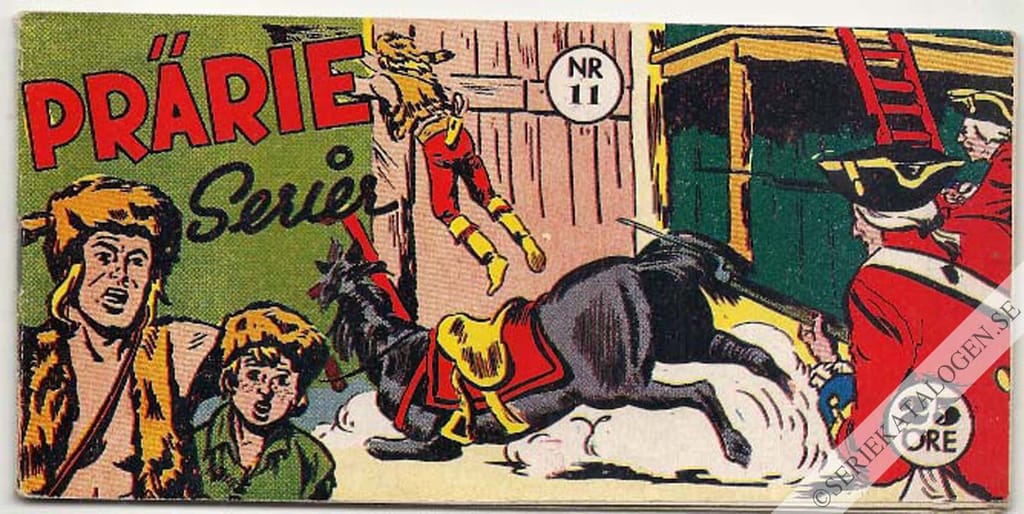 Framsida på Prärie-serier #11 (1957)