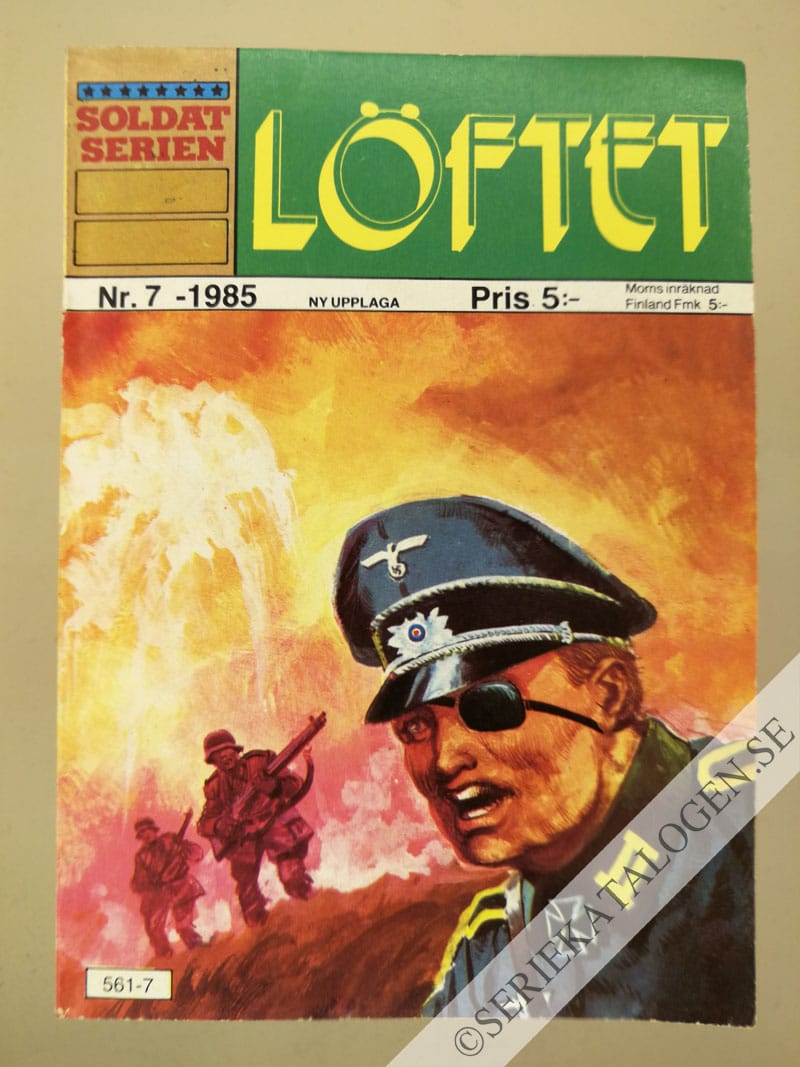 Framsida på Soldatserien #7 - Löftet (1985)