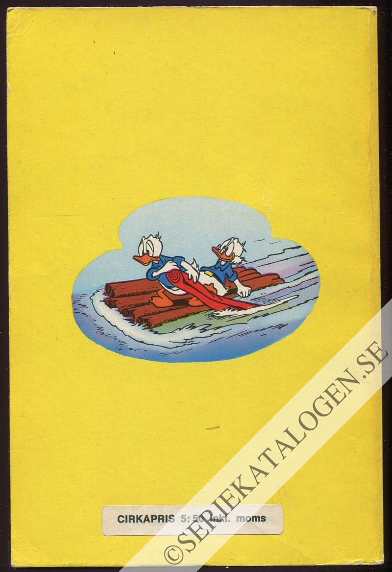 Baksida på Med Farbror Joakim jorden runt (1970)