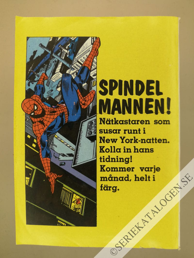 Baksida på Den hemliga stridsgasen (1979)