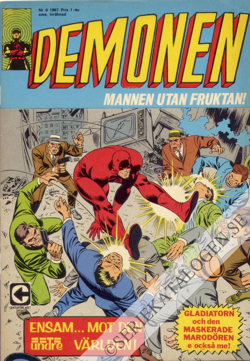 Framsida på Demonen #8 (1967)