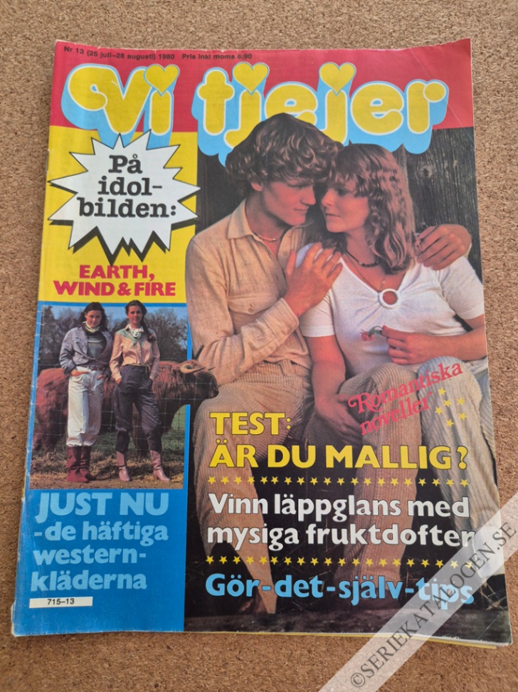 Framsida på Vi tjejer #13 (1980)