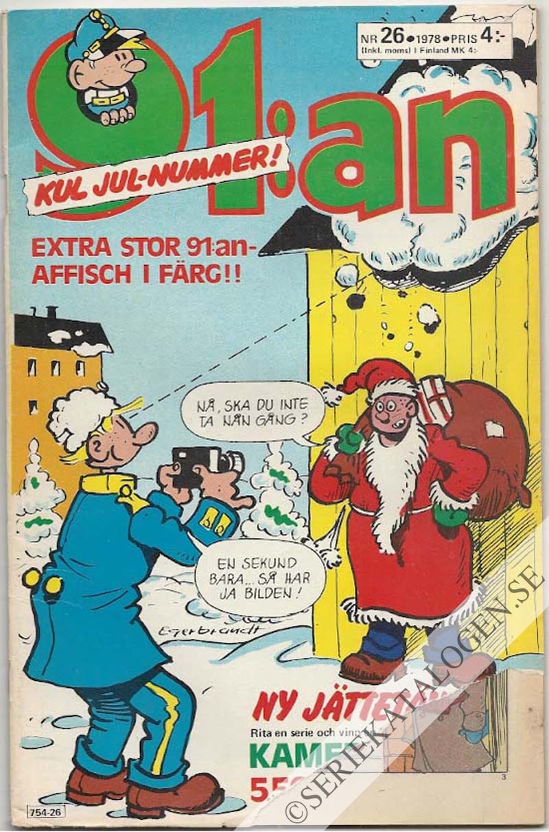 Framsida på 91:an #26 (1978)