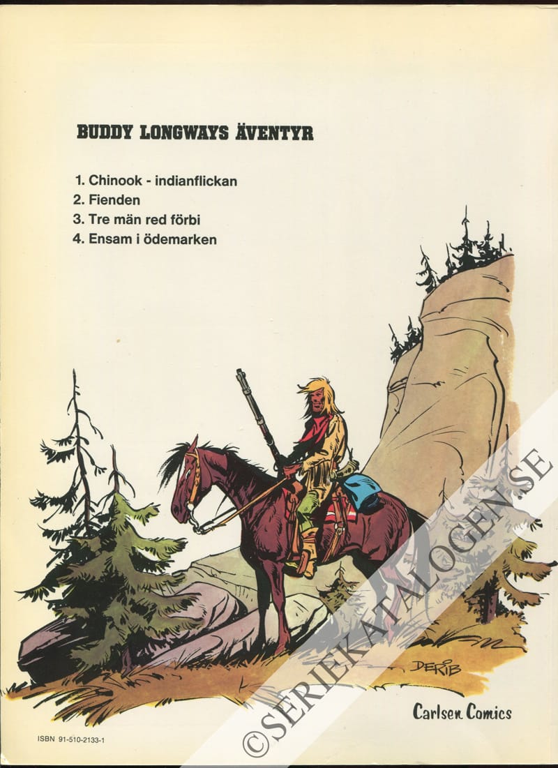 Baksida på Ensam i ödemarken (1978)