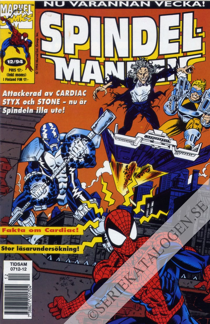 Framsida på Spindelmannen #12 (1994)