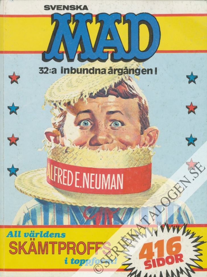 Framsida på Svenska MAD inbundna årgångar #1980 (1991)