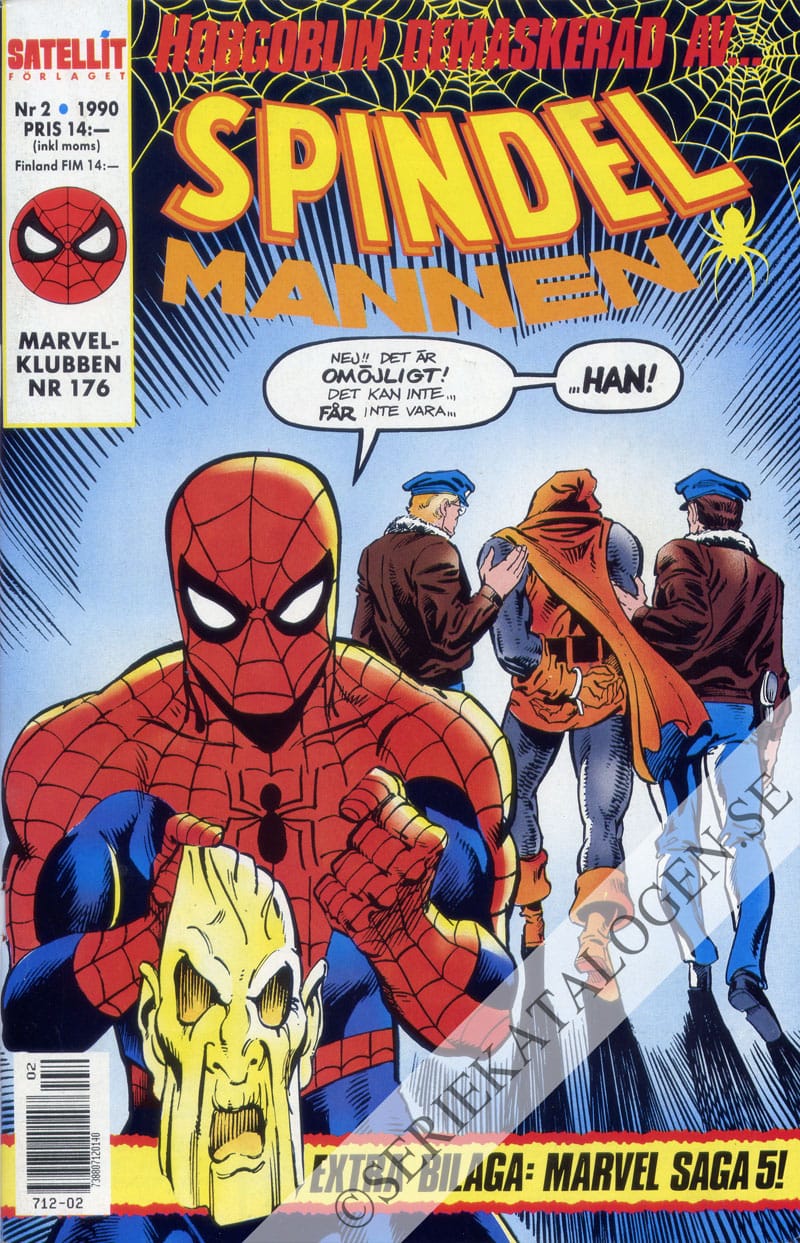 Framsida på Spindelmannen #2 (1990)