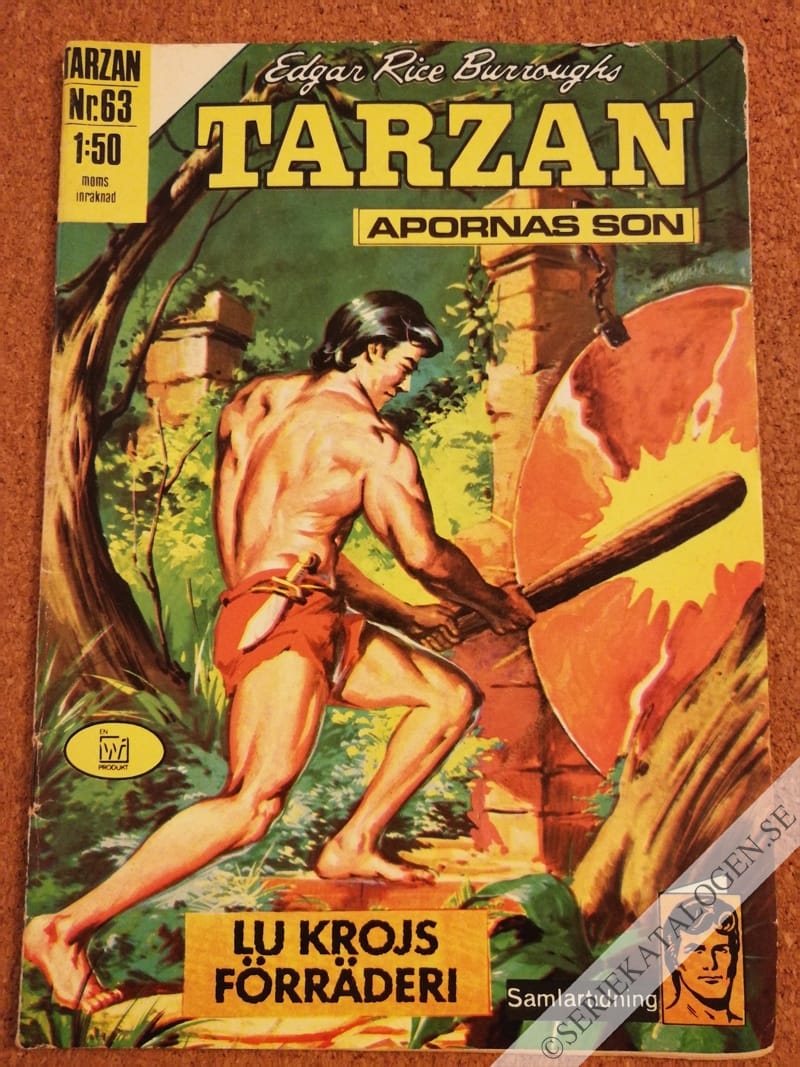 Framsida på Tarzan #63 (1970)