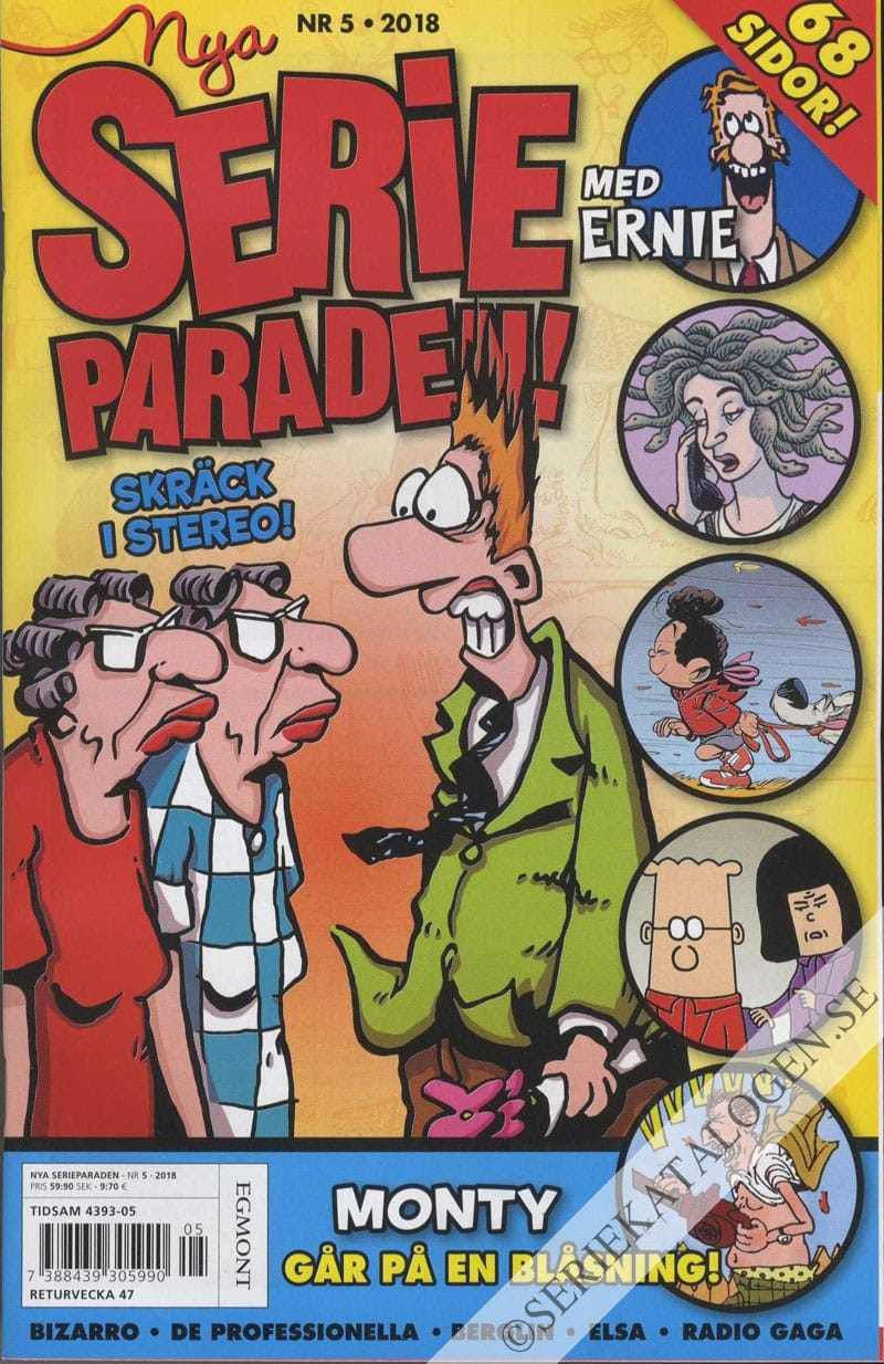 Framsida på Nya Serieparaden #5 (2018)