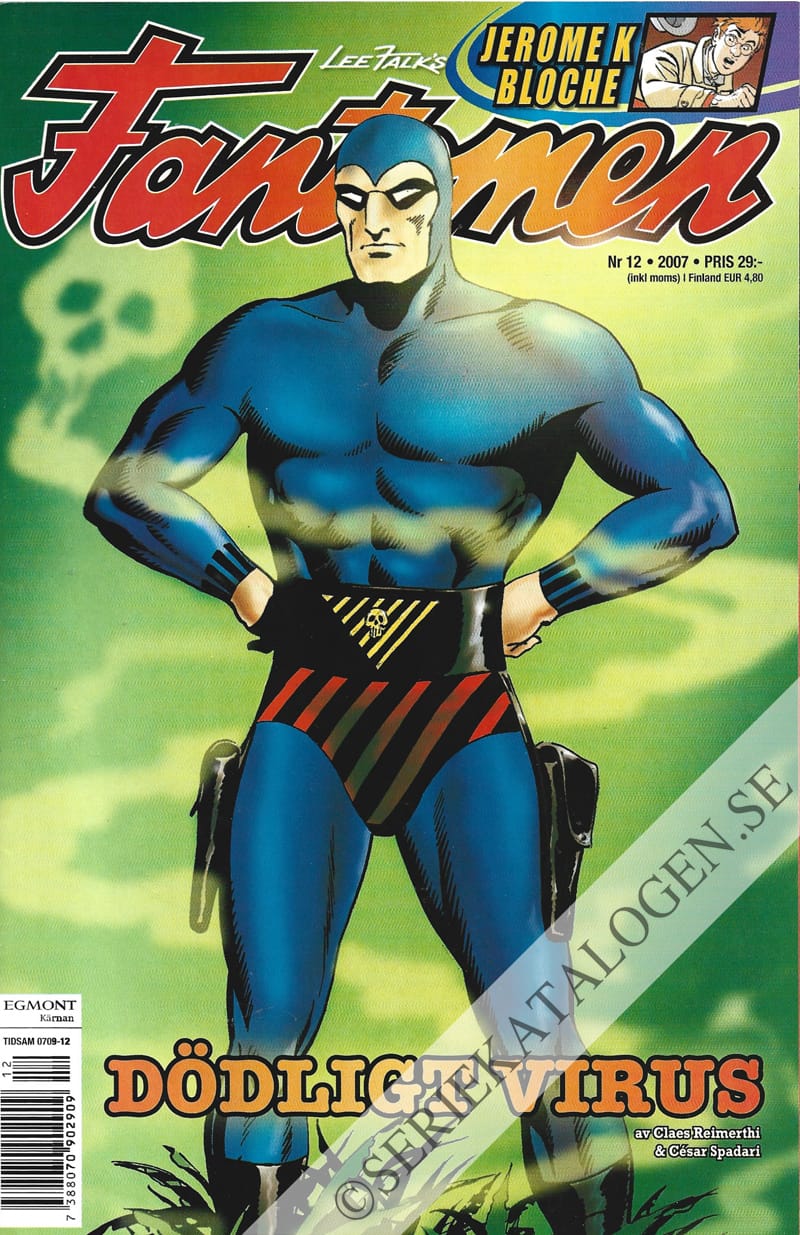 Framsida på Fantomen #12 (2007)