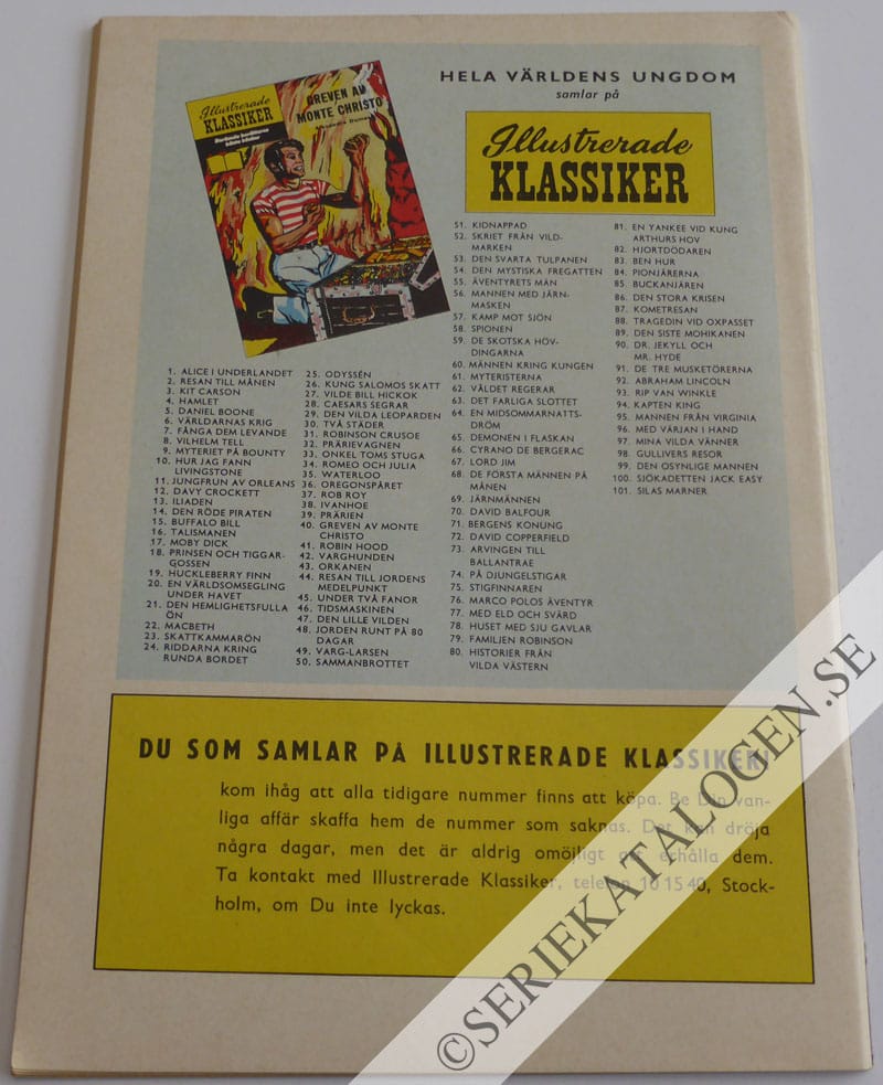 Baksida på Musketörernas återkomst (1960)