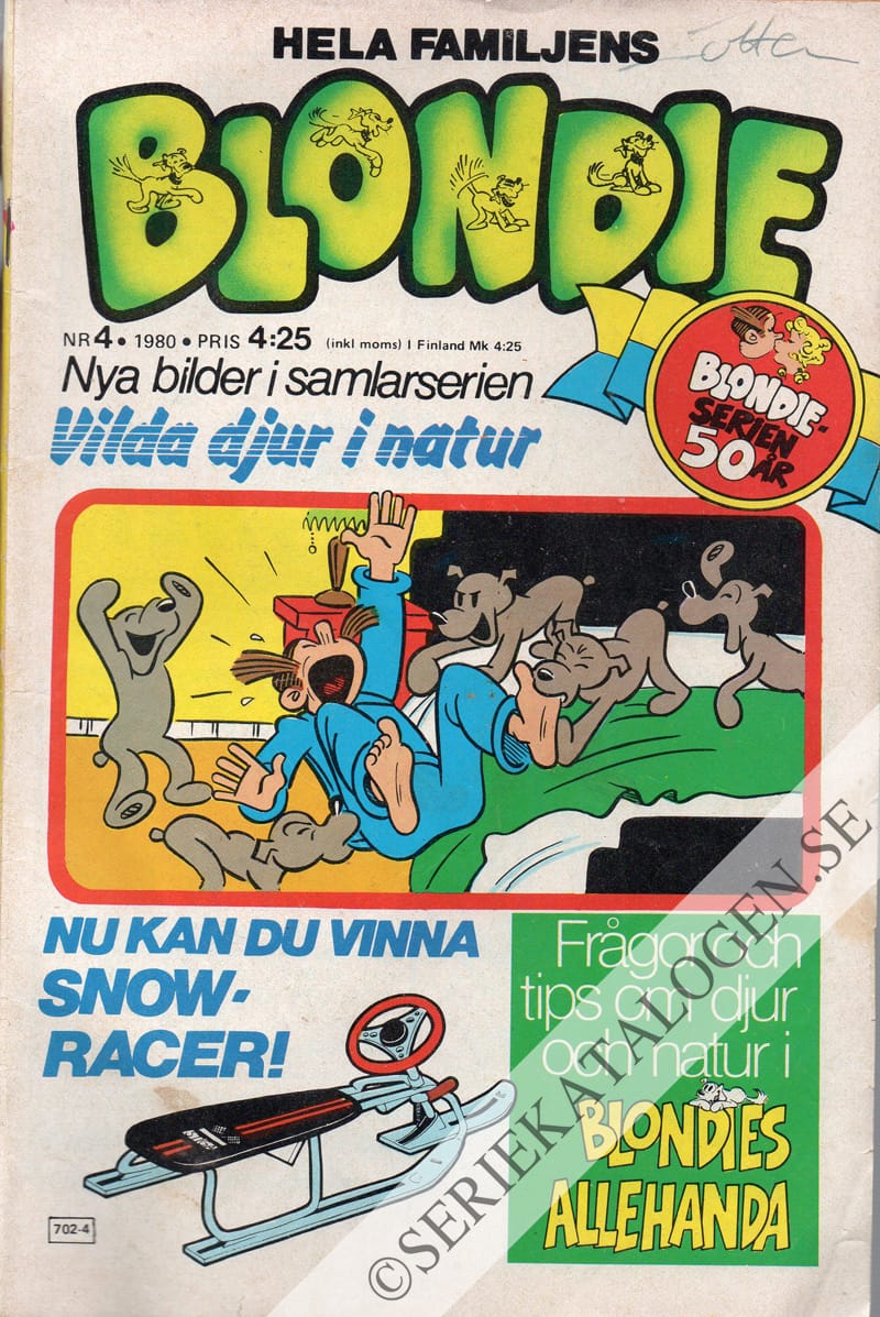 Framsida på Blondie #4 (1980)