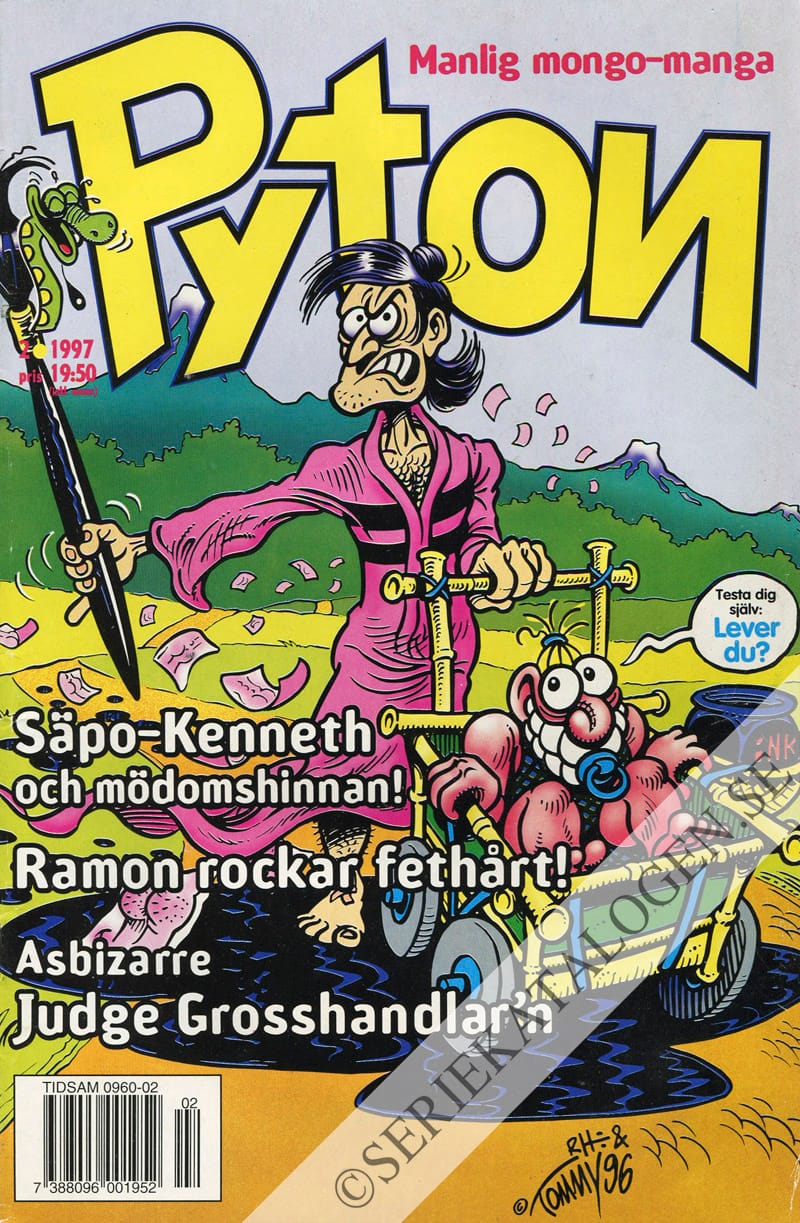 Framsida på Pyton #2 (1997)