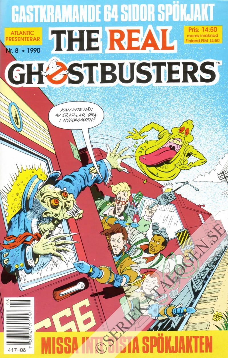 Framsida på The real Ghostbusters #8 (1990)