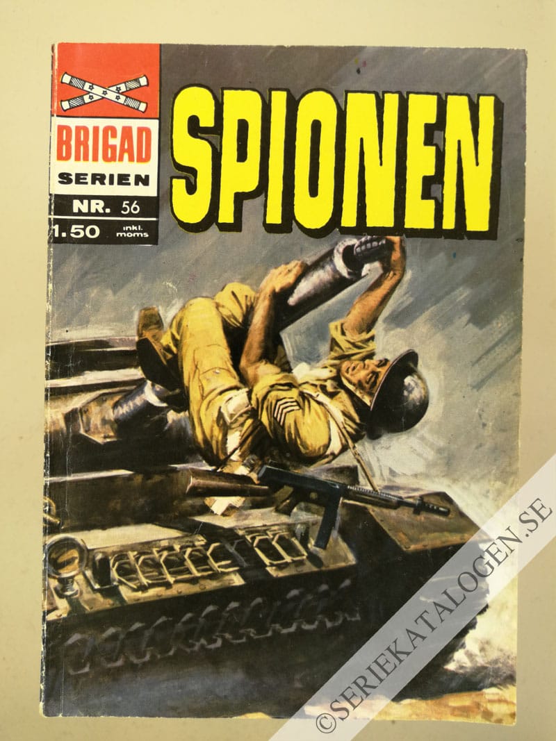 Framsida på Brigadserien Spionen (1971)