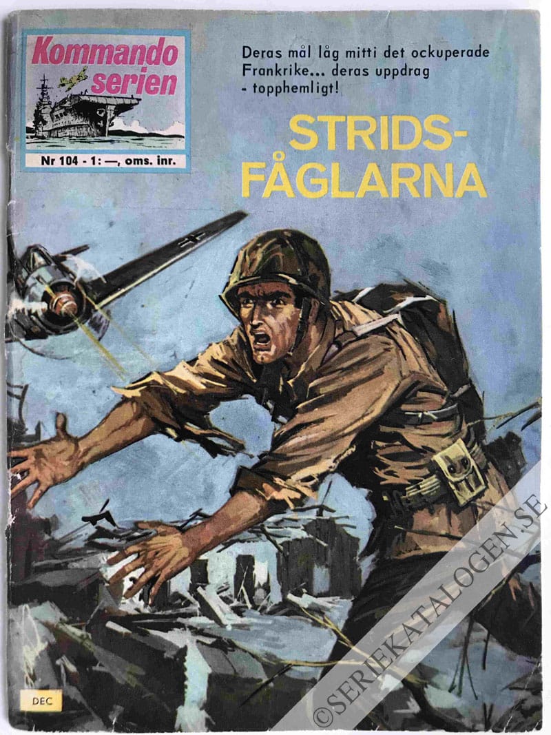 Framsida på Kommandoserien #104 - Stridsfåglarna (1966)