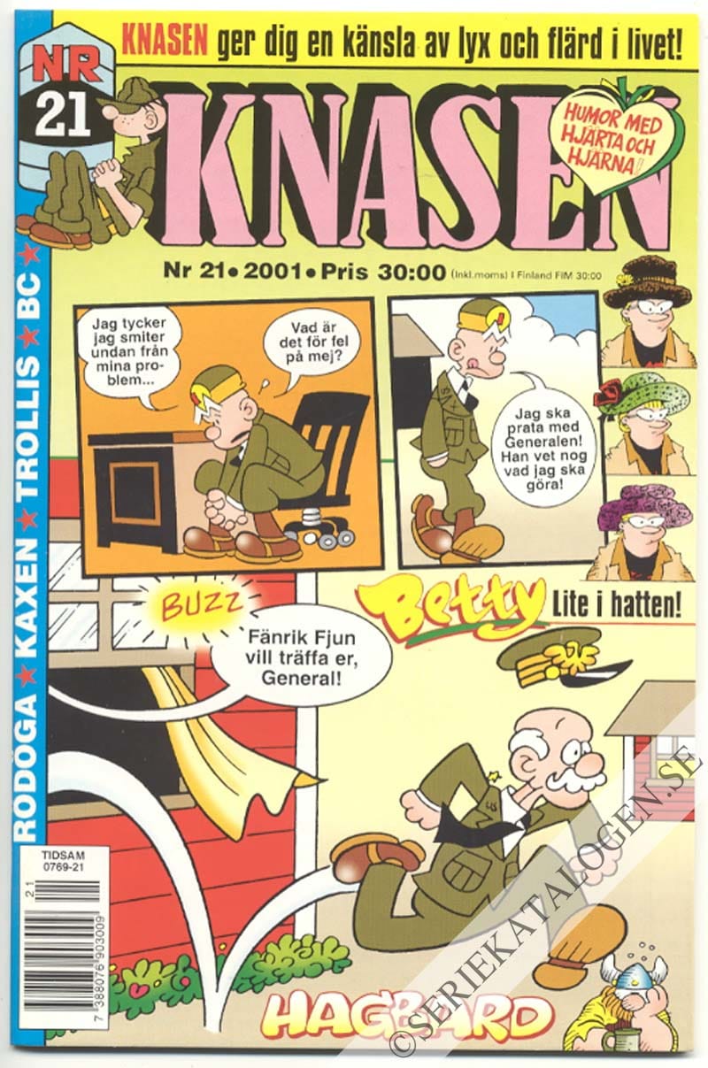 Framsida på Knasen #21 (2001)
