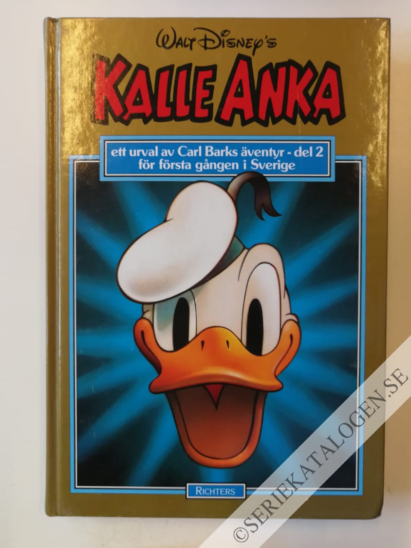Framsida på Kalle Anka - gamla, goda äventyr av Carl Barks #2 (1985)