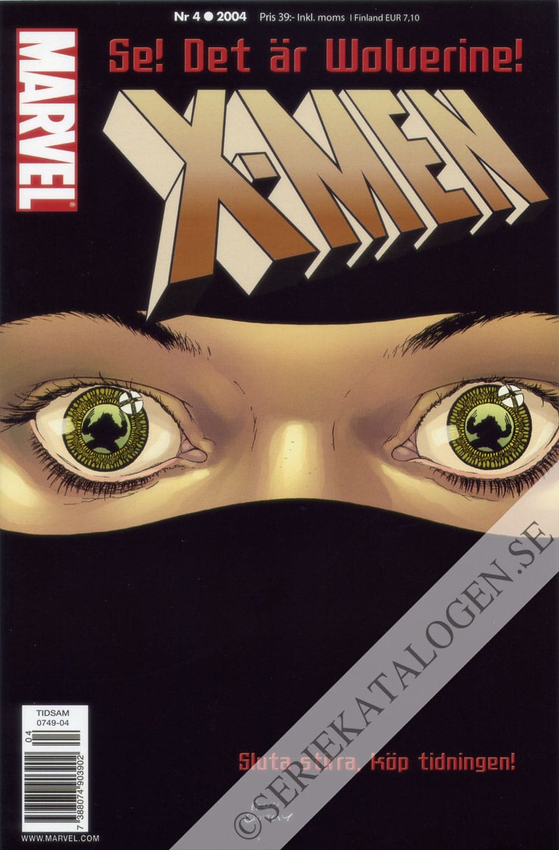 Framsida på X-Men #4 (2004)