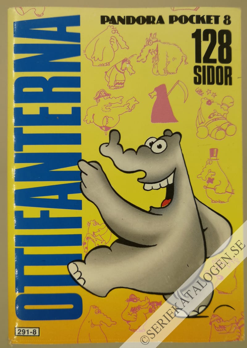 Framsida på Pandora pocket Ottifanterna (1990)