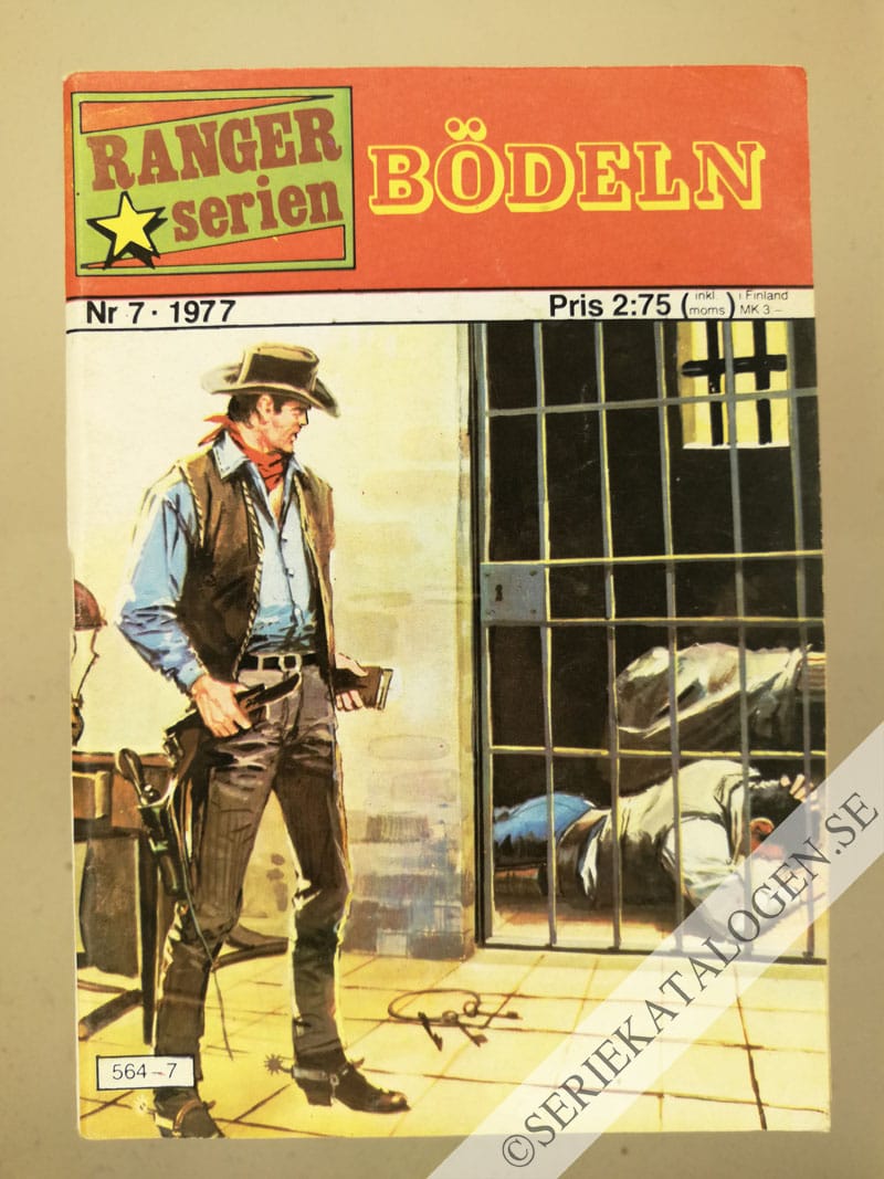 Framsida på Rangerserien Bödeln (1977)