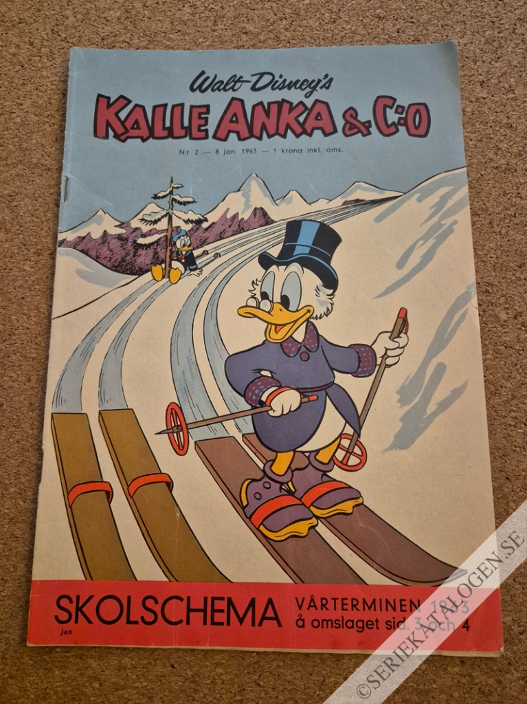 Framsida på Kalle Anka & C:o #2 (1963)