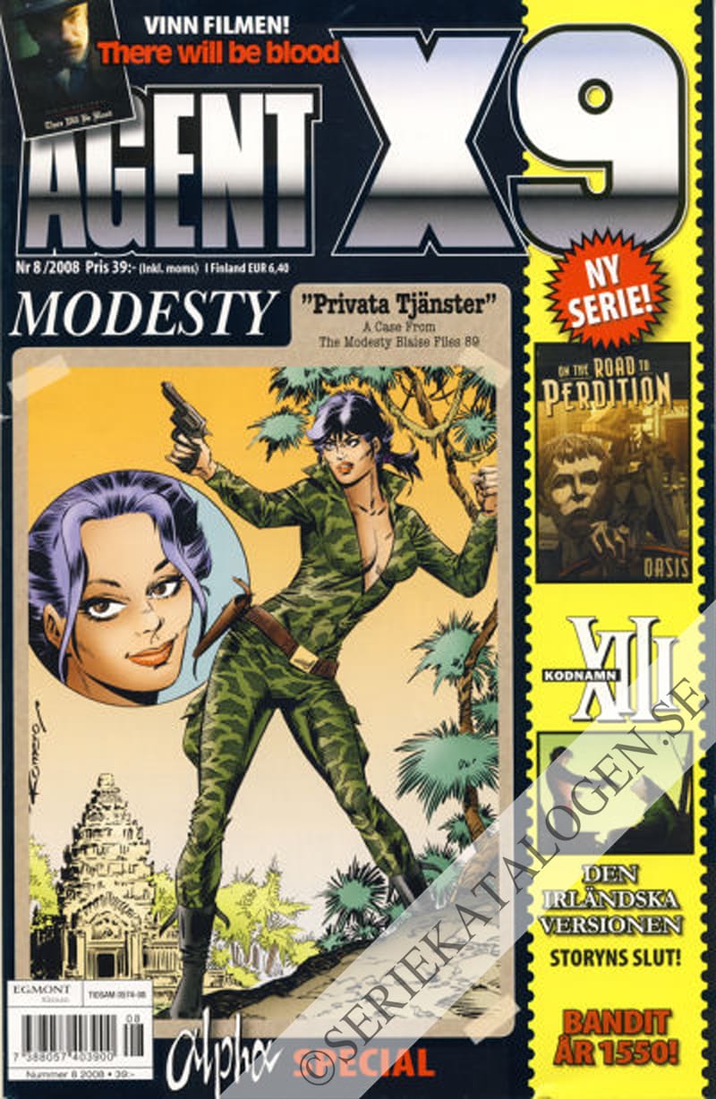 Framsida på Agent X9 #8 (2008)
