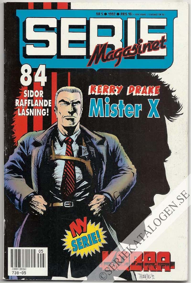 Framsida på Seriemagasinet #5 (1992)