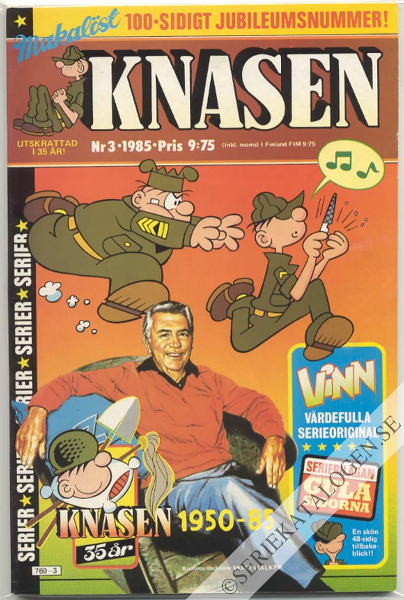 Framsida på Knasen #3 (1985)
