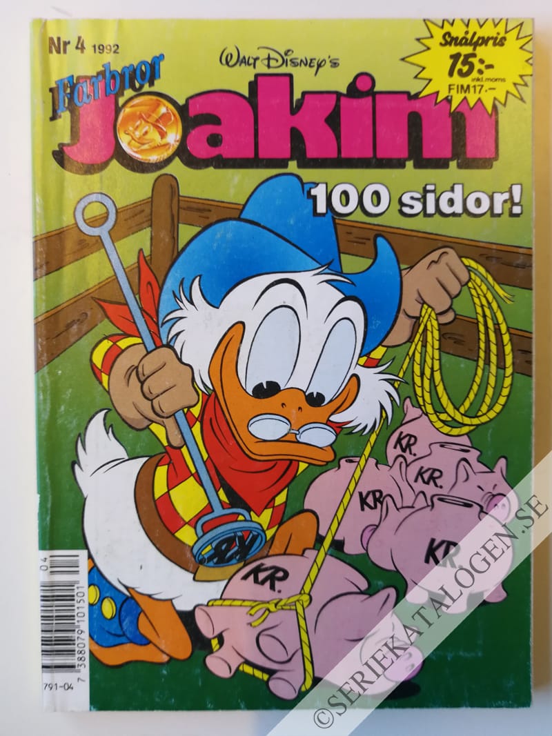 Framsida på Joakim #4 (1992)