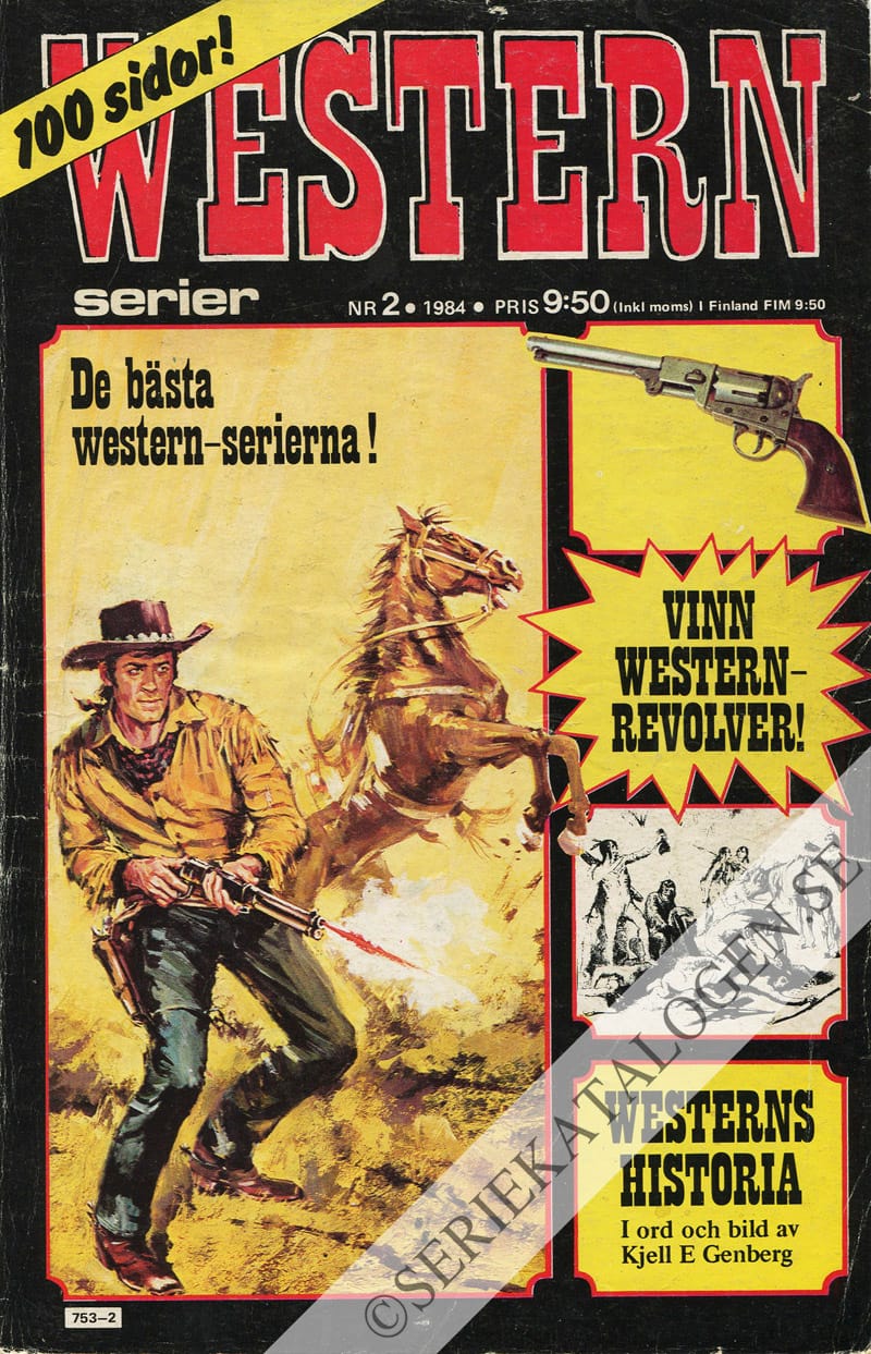 Framsida på Westernserier #2 (1984)
