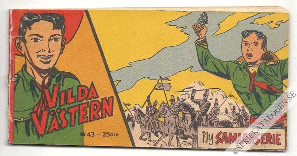 Framsida på Vilda Västern #43 (1957)