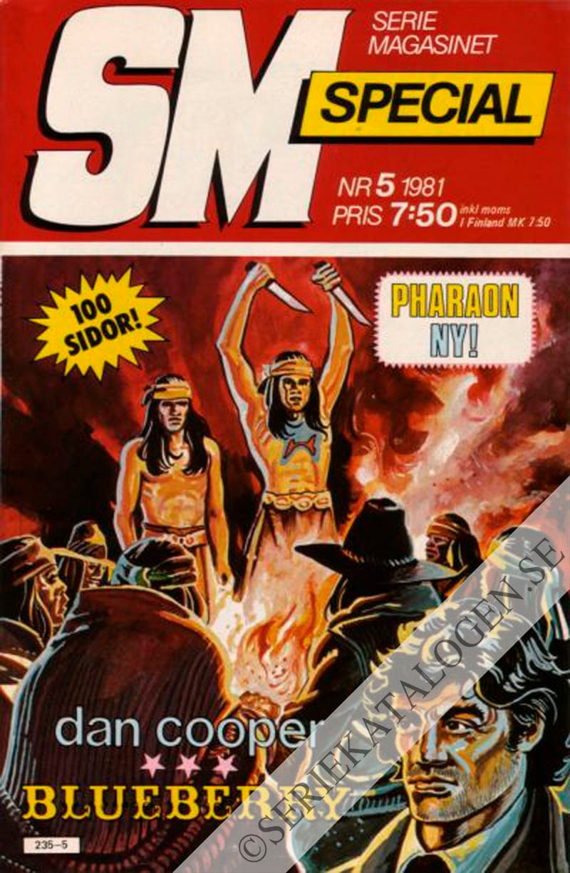 Framsida på Seriemagasinet specialalbum #5 (1981)