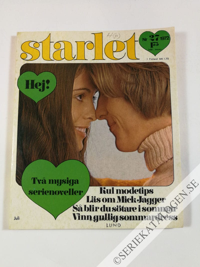 Framsida på Starlet #27 (1972)