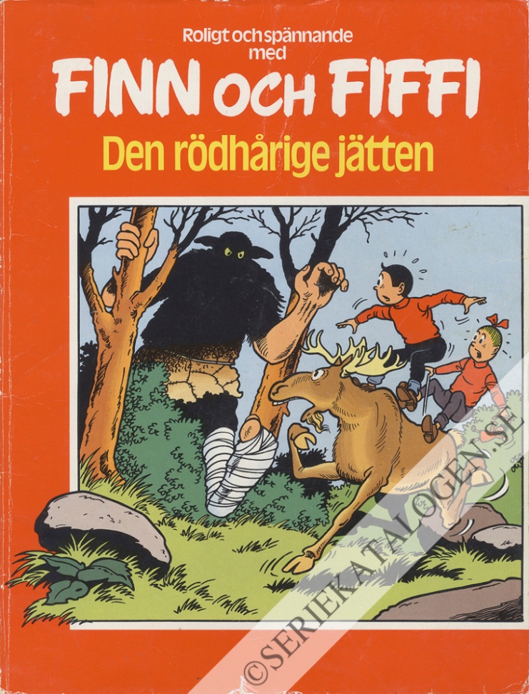 Framsida på Finn och Fiffi #66 - Den rödhårige jätten (1979)