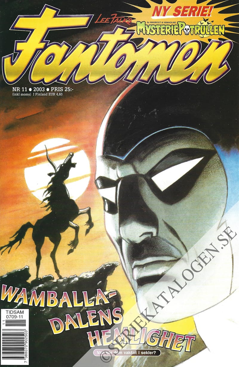 Framsida på Fantomen #11 (2003)