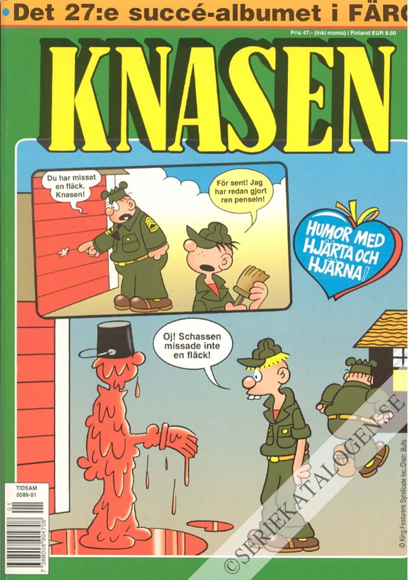 Framsida på Knasen Det 27:e succéalbumet i färg (2003)