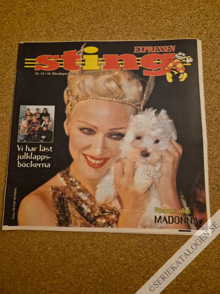 Framsida på Sting-Expressen #13 (1994)