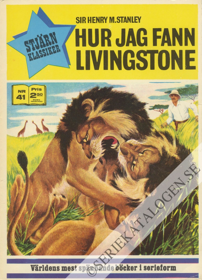 Framsida på Stjärnklassiker #41 - Hur jag fann Livingstone (1972)