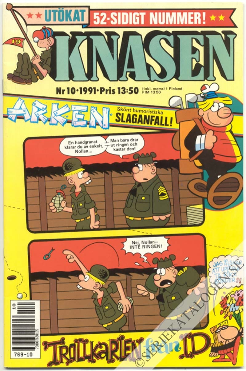 Framsida på Knasen #10 (1991)