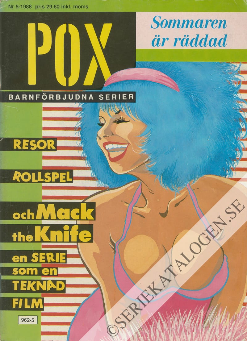 Framsida på Pox #5 (1988)