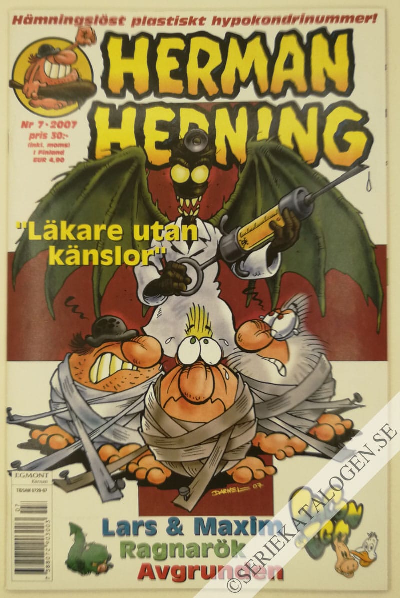 Framsida på Herman Hedning #7 (2007)