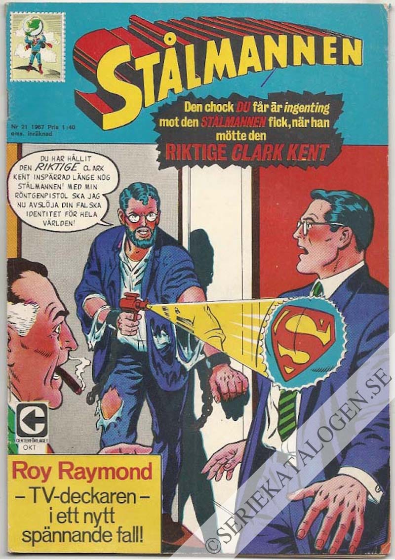 Framsida på Stålmannen #21 (1967)