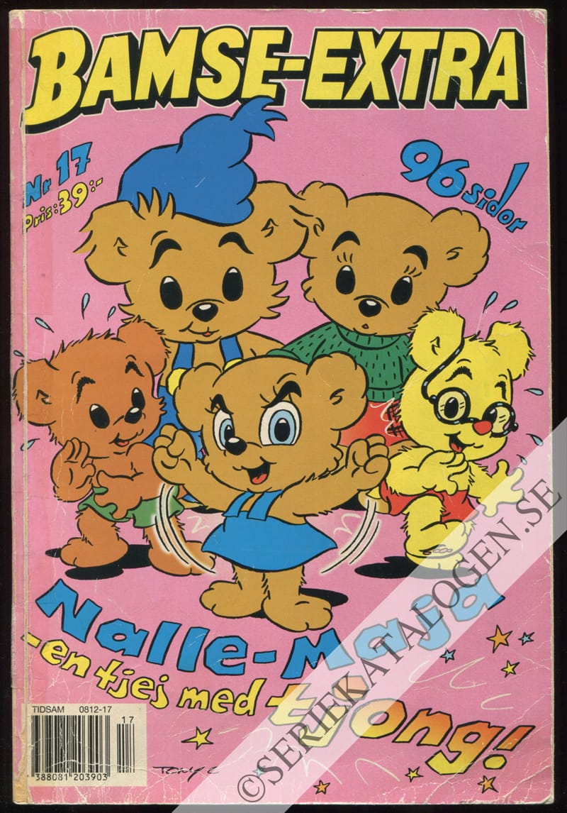 Framsida på Bamse-extra Nalle-Maja - en tjej med tjong! (2000)