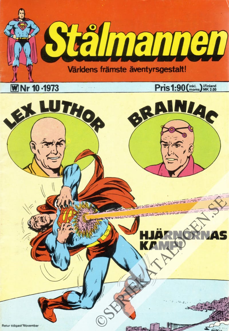 Framsida på Stålmannen #10 (1973)
