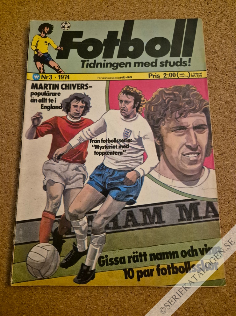 Framsida på Fotboll #3 (1974)