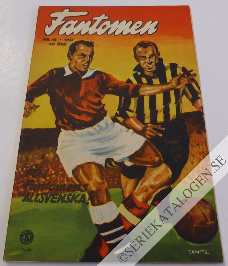 Framsida på Fantomen #16 (1953)