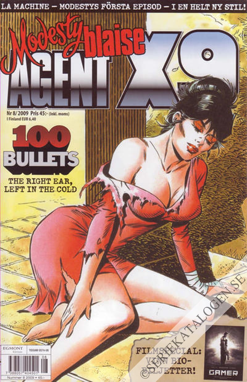 Framsida på Agent X9 #8 (2009)