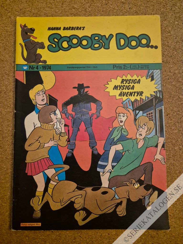 Framsida på Scooby Doo #4 (1974)